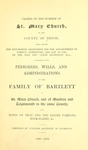 Cover of: Papers on the subject of St. Mary church
