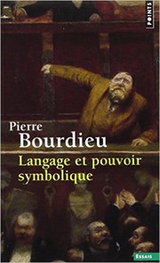 Cover of: Langage et pouvoir symbolique