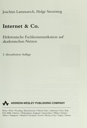 Cover of: Internet & Co: elektronische Fachkommunikation auf akademischen Netzen