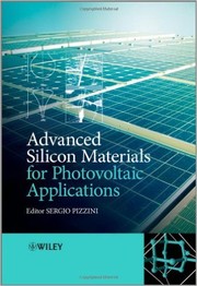 Cover of: Advanced silicon materials for photovoltaic applications