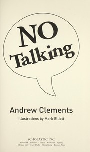 Cover of: No talking