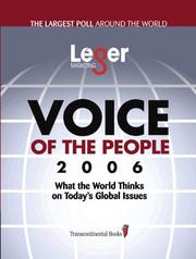 Cover of: Voice of the People 2006 by Leger Marketing