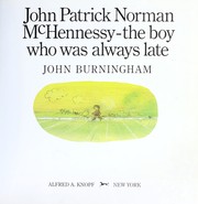 Cover of: John Patrick Norman McHennessy by John Burningham