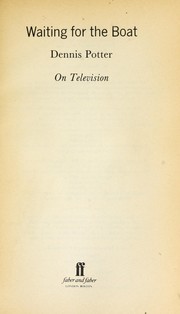 Cover of: Waiting for the boat : on Television by 