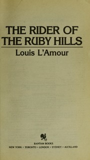 Cover of: The rider of the Ruby Hills