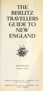 Cover of: The Berlitz Travellers Guide to New England (Berlitz Travellers Guides)