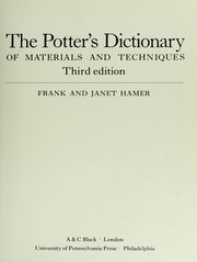 Cover of: The Potter's dictionary of materials and techniques by Frank Hamer