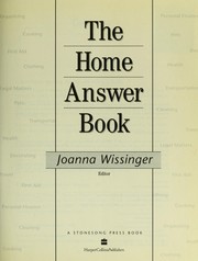 Cover of: The home answer book