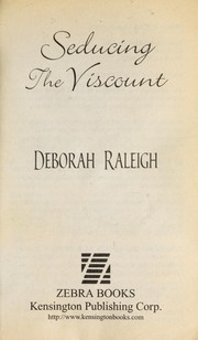 Cover of: Seducing the Viscount