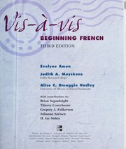 Cover of: Vis-à-vis : beginning French