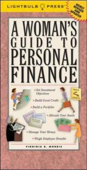 Cover of: A Woman's Guide to Personal Finance by Virginia B. Morris