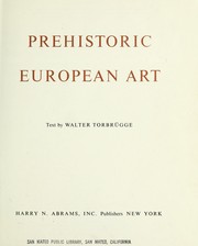 Cover of: Prehistoric European art. by Walter Torbrügge