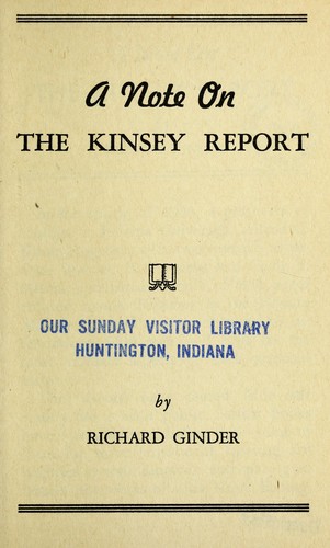 kinsey report findings