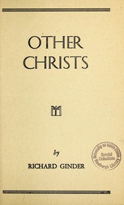 Cover of: Other Christs by Richard Ginder
