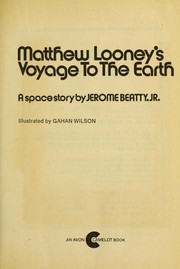 Cover of: Matthew Looney's Voyage to the Earth