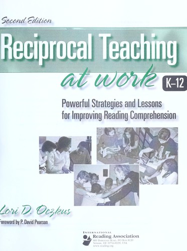 Reciprocal teaching at work by Lori D. Oczkus | Open Library