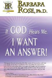 Cover of: If God Hears Me, I Want an Answer!