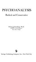 Cover of: Psychoanalysis by Philip Lichtenberg