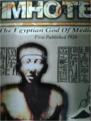 Cover of: Imhotep by Jamieson Boyd Hurry, Jamieson B. Hurry, Jamieson B. Hurry