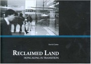 Cover of: Reclaimed land: Hong Kong in transition