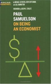 Cover of: Paul A. Samuelson: On Being an Economist