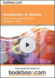 Cover of:  Introduction to Vectors YouTube classes with Dr Chris Tisdell