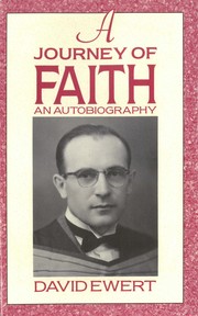 Cover of: A Journey of Faith by by David Ewert