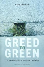 Cover of: Greed to green by David Gottfried