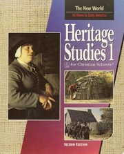 Cover of: Heritage Studies 1 For Christian Schools: The New World: at Home in Early America