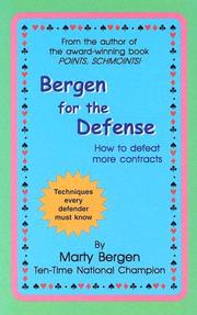 Cover of: Bergen for the Defense