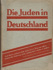 Die Juden in Deutschland by Institut zur Erforschung der Judenfrage