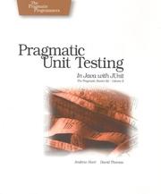 Pragmatic unit testing in Java with JUnit cover