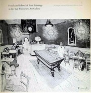Cover of: French and School of Paris paintings in the Yale University Art Gallery: a catalogue raisonné