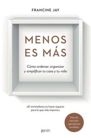 Cover of: Menos es más