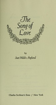 Cover of: The song of love