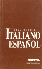 Cover of: Diccionario italiano-español y español-italiano