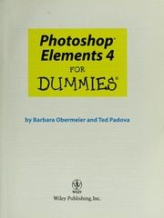 Cover of: Photoshop Elements 4 for dummies