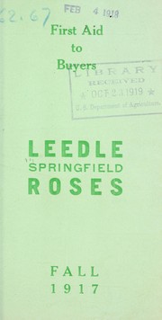 Cover of: Leedle Springfield roses by Leedle Floral Company