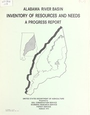 Cover of: Alabama River Basin: inventory of resources and needs: A progress report