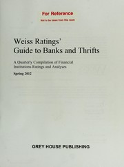 Cover of: Weiss Ratings' Guide to Banks & Thrifts by Grey House Publishing, Inc