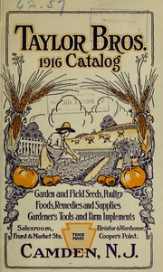 Cover of: A valuable catalog of garden and field seeds, poultry foods, remedies, and supplies, gardeners' tools and farm implements