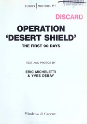 Cover of: Operation Desert Shield: the first 90 days