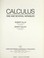 Cover of: Calculus