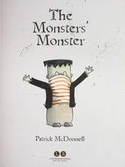 Cover of: The monsters' monster by Patrick McDonnell