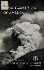 Cover of: Great forest fires of America