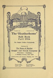 Cover of: The "heatherhome" bulb book by Knight and Struck Company