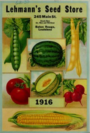 Cover of: Lehmann's Seed Store [catalog] 1916