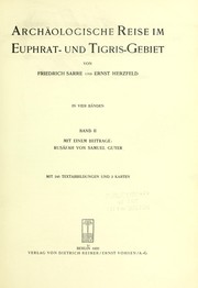 Cover of: Archaologische Reise im Euphrat- und Tigris-Begiet