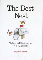 Cover of: The best nest by P. D. Eastman