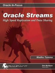 Cover of: Oracle Streams: High Speed Replication and Data Sharing (Oracle In-Focus series)